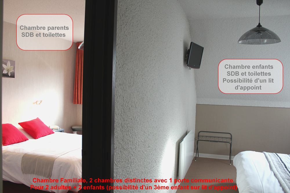 Bel Hôtel Redon chambre familiale